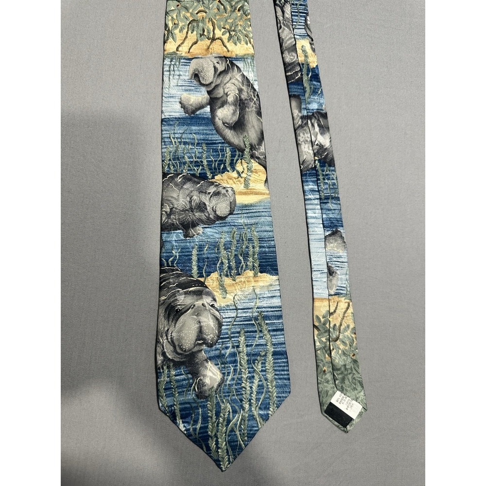 VTG Endangered Species Manatee Neck Tie